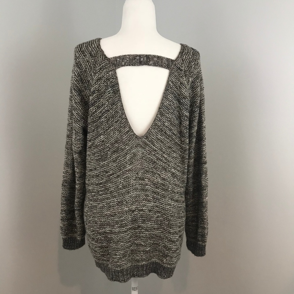 ✂️CLEARANCE Susina Open Back Marled Sweater